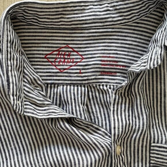 Alex Crane Slim Fit Playa Linen Shirt - NWOT - Picture 3 of 8